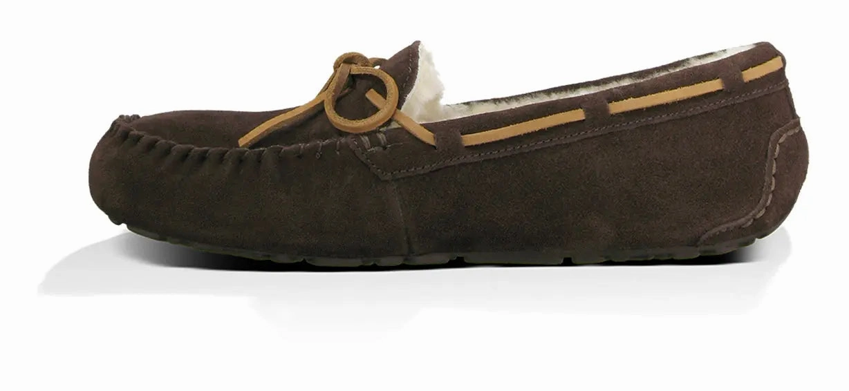 Mens UGG Olsen  Classic Suede Slipper with Cozy Sheepskin Lining Ugg cozy footwear visuals