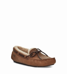 Mens UGG Olsen (Leather)  Classic Loafer Meets Cozy Slipper Ugg cozy winter footwear styles