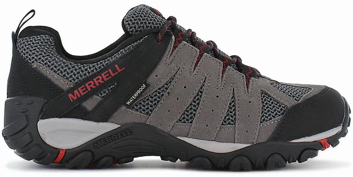 Merrell Accentor 2 Vent Waterproof Mens Walking Shoes - Grey Merrell hiking shoes with durable soles