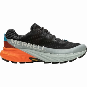 Merrell Agility Peak 5 GORE-TEX Mens Trail Running Shoes - Black Merrell hiking shoes with durable soles