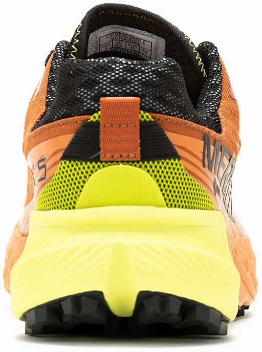 Merrell Agility Peak 5 GORE-TEX Mens Trail Running Shoes - Orange Hiking Footwear