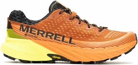 Merrell Agility Peak 5 GORE-TEX Mens Trail Running Shoes - Orange Merrell hiking shoes with durable soles