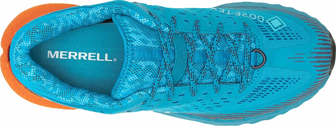 Merrell Agility Peak 5 GORE-TEX Womens Trail Running Shoes - Blue Hiking Footwear