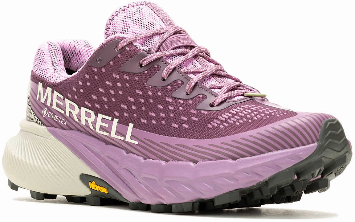 Merrell Agility Peak 5 GORE-TEX Womens Trail Running Shoes - Purple Hiking Footwear