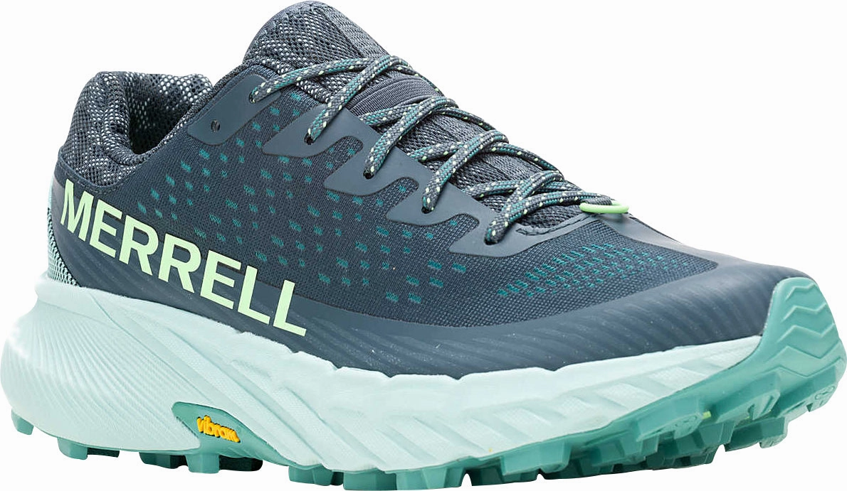 Merrell Agility Peak 5 Mens Trail Running Shoes - Grey Hiking Footwear