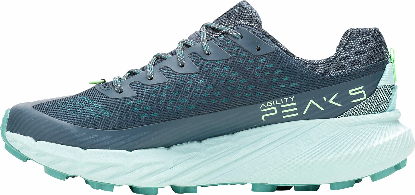 Merrell Agility Peak 5 Mens Trail Running Shoes - Grey Hiking Footwear
