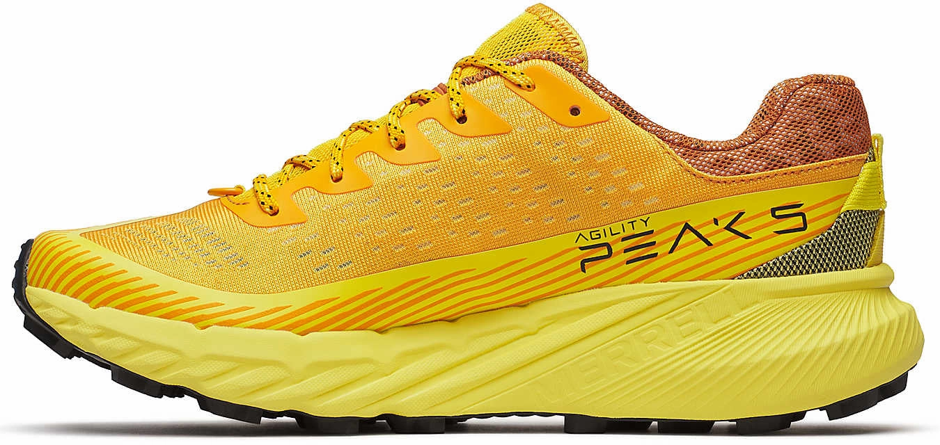 Merrell Agility Peak 5 Mens Trail Running Shoes - Orange Hiking Footwear