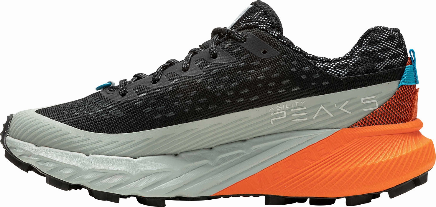 Merrell Agility Peak 5 Womens Trail Running Shoes - Black Hiking Footwear