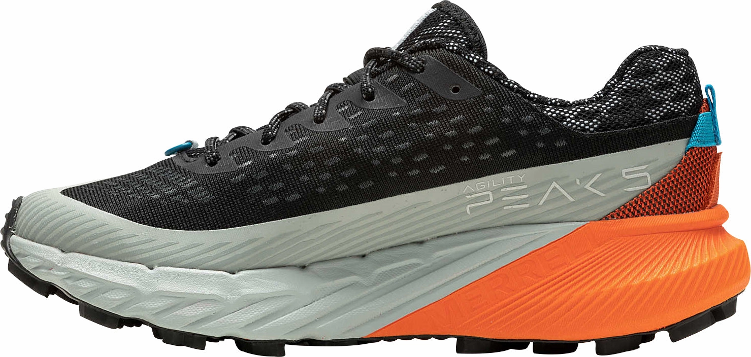 Merrell Agility Peak 5 Womens Trail Running Shoes - Black Performance Hiking Shoes