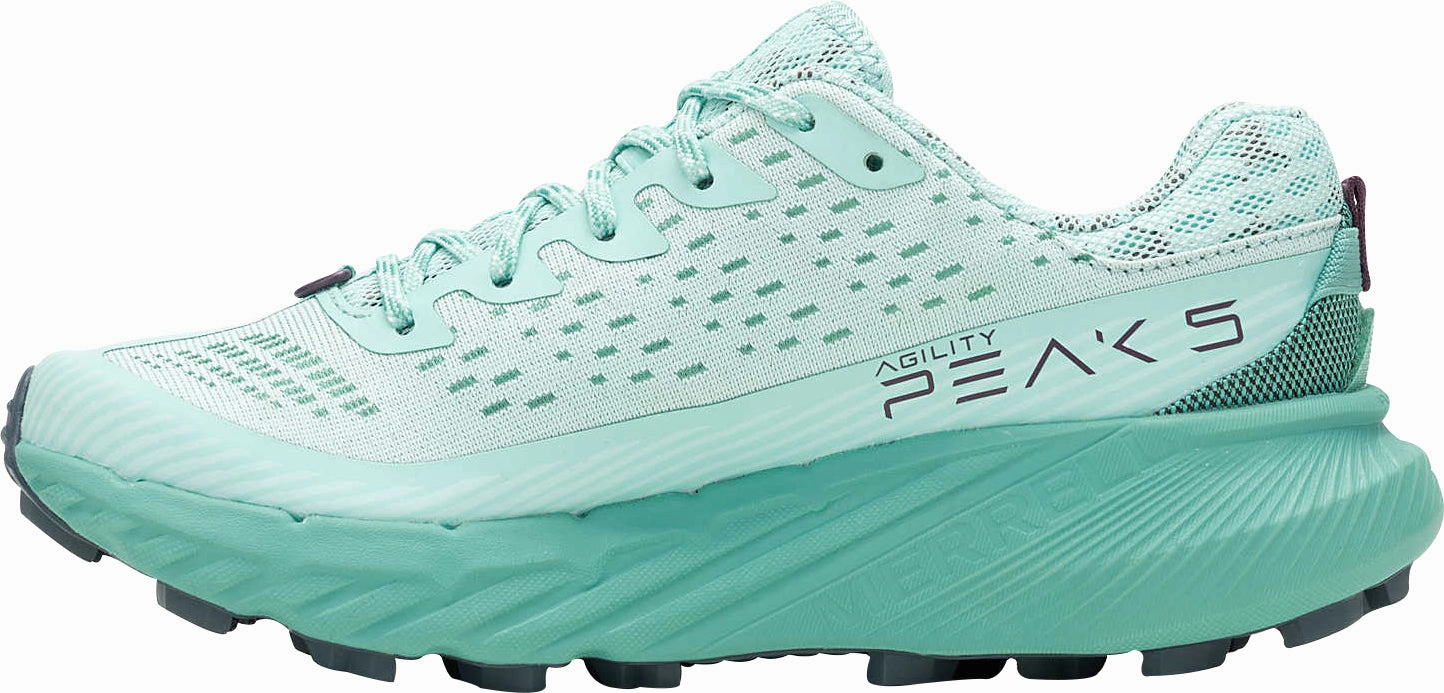 Merrell Agility Peak 5 Womens Trail Running Shoes - Blue Hiking Footwear