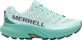 Merrell Agility Peak 5 Womens Trail Running Shoes - Blue Merrell hiking shoes with durable soles