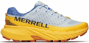 Merrell Agility Peak 5 Womens Trail Running Shoes - Blue Merrell hiking shoes with durable soles