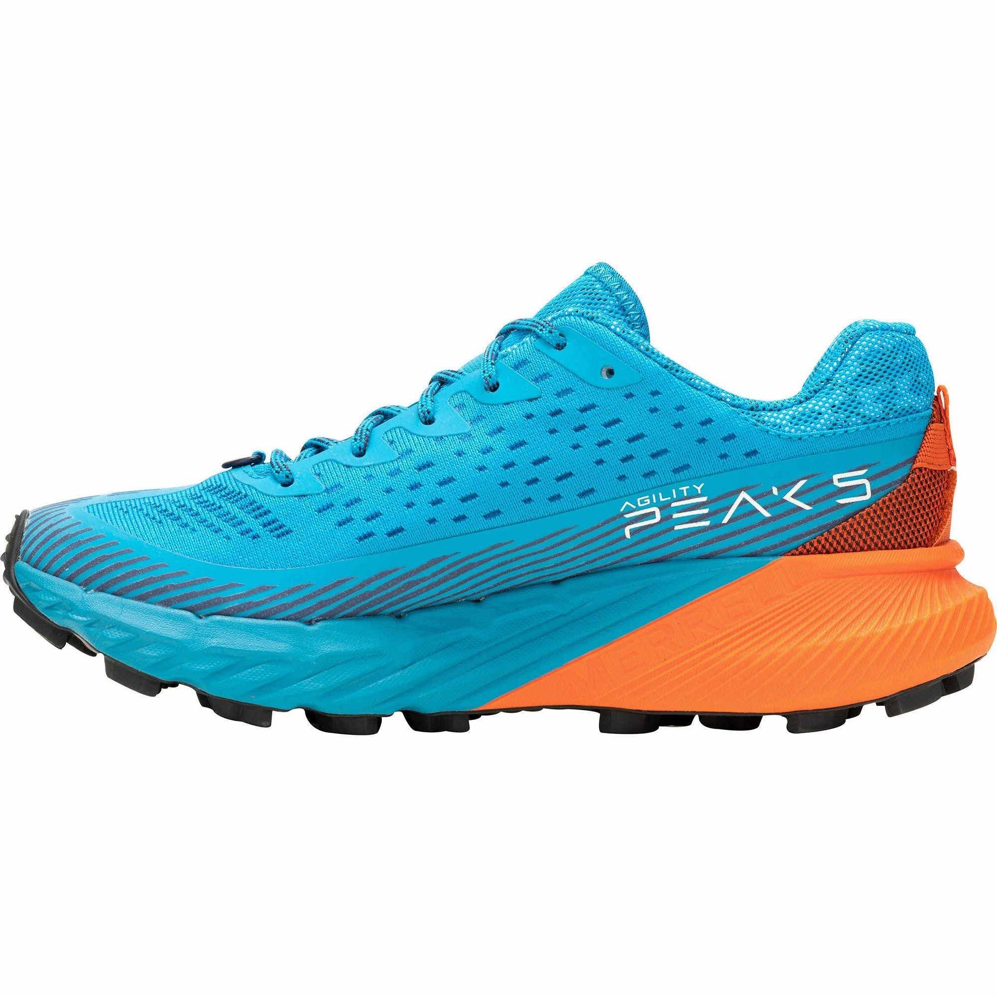 Merrell Agility Peak 5 Womens Trail Running Shoes - Blue Hiking Footwear