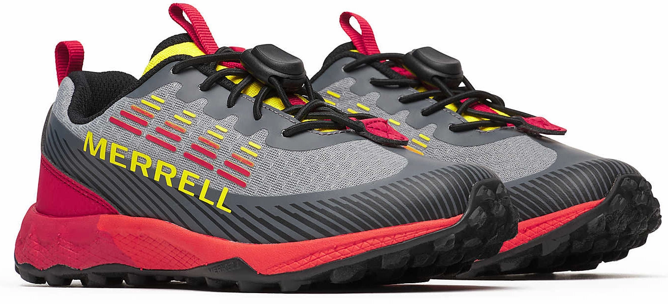 Merrell Agility Peak Junior Walking Shoes - Grey Outdoor Trek Shoes