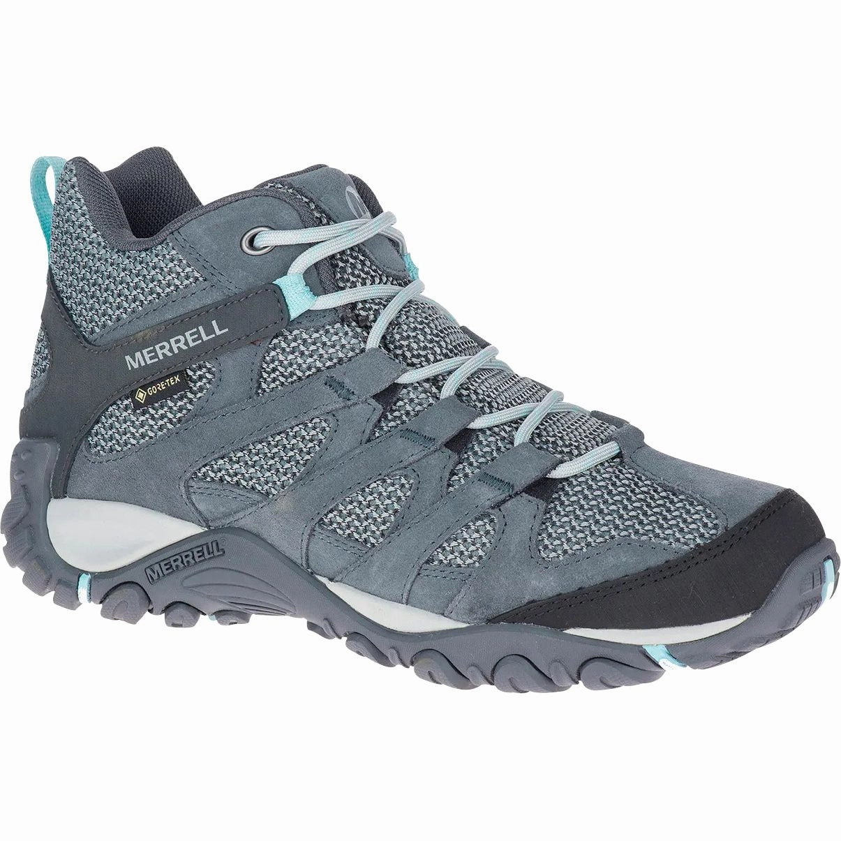 Merrell Alverstone Mid GORE-TEX Womens Walking Boots - Grey Hiking Footwear