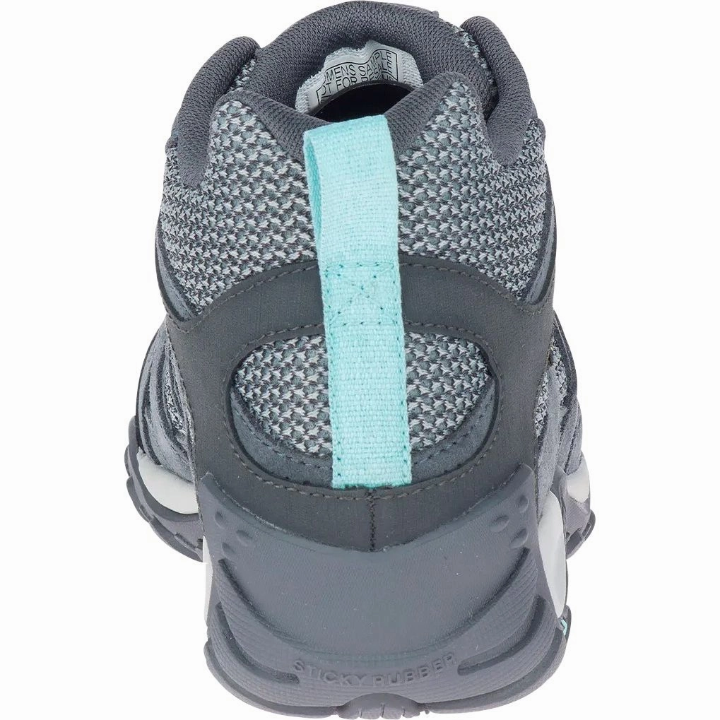 Merrell Alverstone Mid GORE-TEX Womens Walking Boots - Grey Performance Hiking Shoes