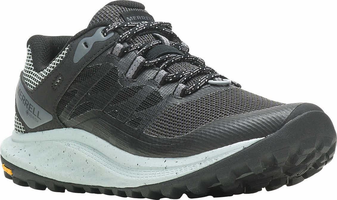 Merrell Antora 3 GORE-TEX Womens Trail Running Shoes - Black Performance Hiking Shoes