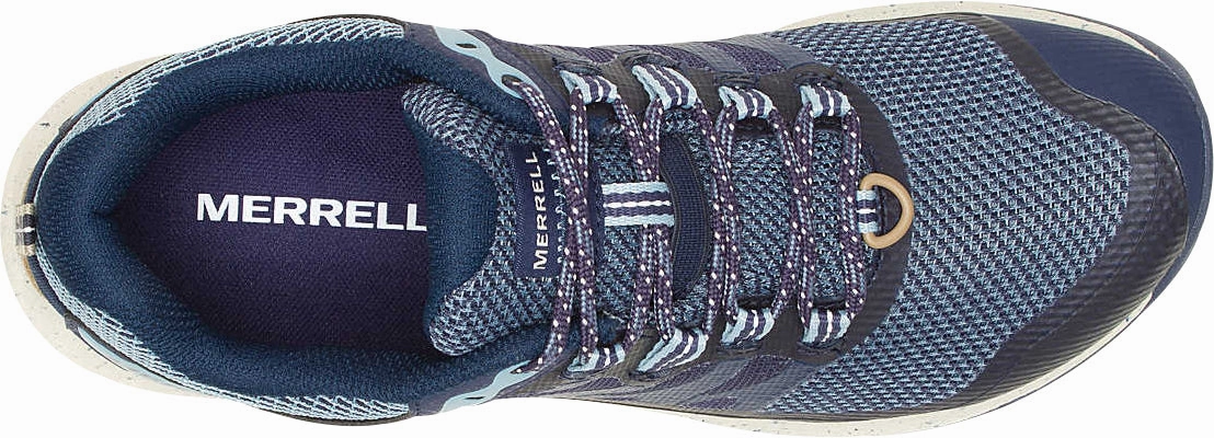 Merrell Antora 3 GORE-TEX Womens Trail Running Shoes - Blue Hiking Footwear