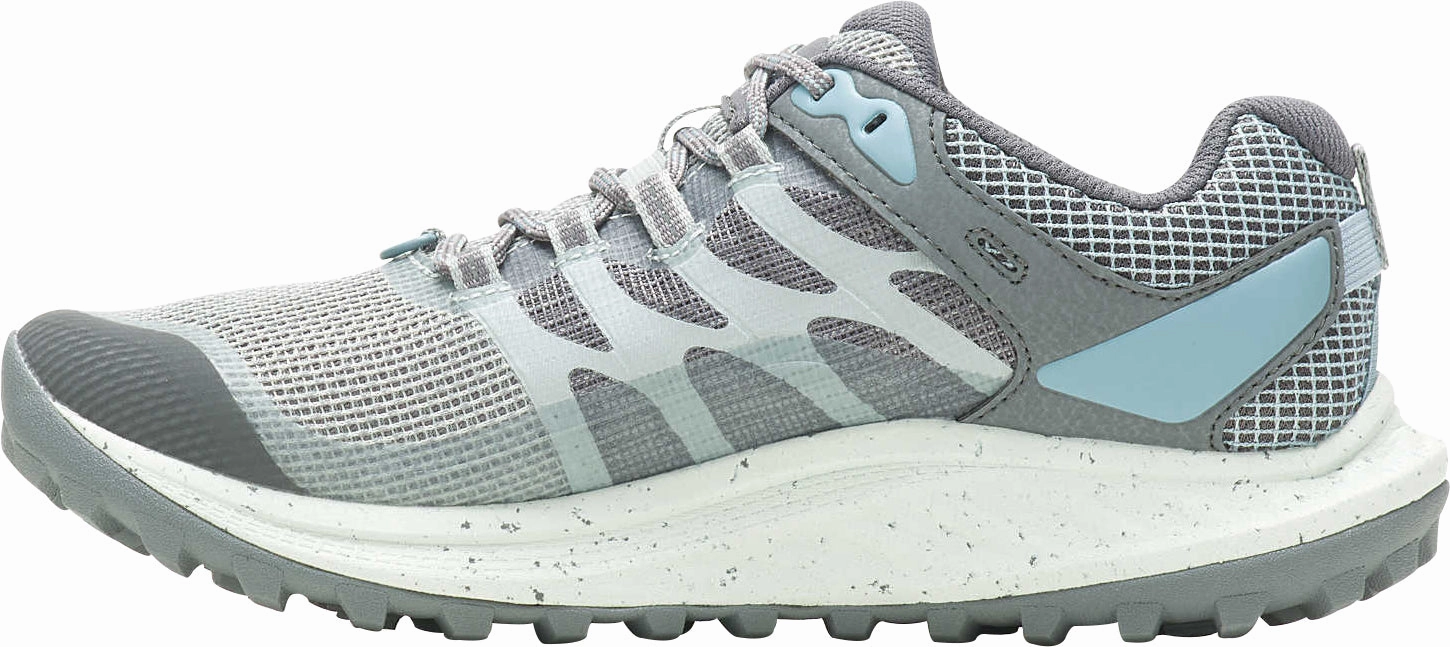 Merrell Antora 3 Womens Trail Running Shoes - Blue Hiking Footwear
