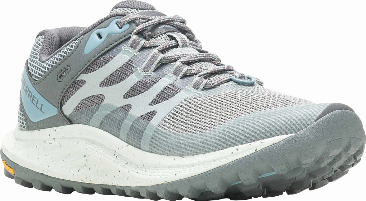 Merrell Antora 3 Womens Trail Running Shoes - Blue Hiking Footwear