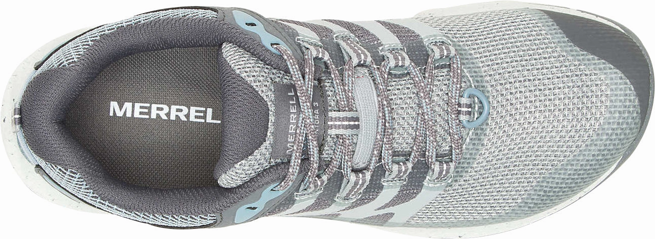 Merrell Antora 3 Womens Trail Running Shoes - Blue Hiking Footwear