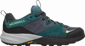 Merrell Capra 2 GORE-TEX Mens Walking Shoes - Green Merrell hiking shoes with durable soles
