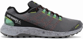 Merrell Fly Strike GORE-TEX Mens Trail Running Shoes - Grey Merrell hiking shoes with durable soles