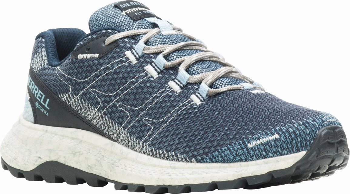 Merrell Fly Strike GORE-TEX Womens Running Shoes - Blue Hiking Footwear