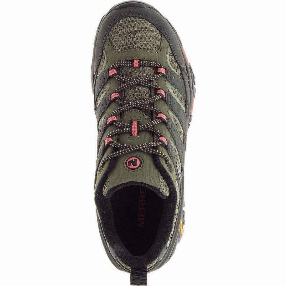 Merrell Moab 2 GORE-TEX Womens Walking Shoes - Green Hiking Footwear