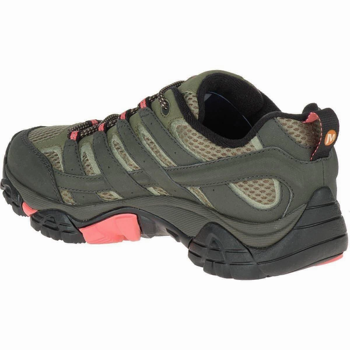 Merrell Moab 2 GORE-TEX Womens Walking Shoes - Green Hiking Footwear