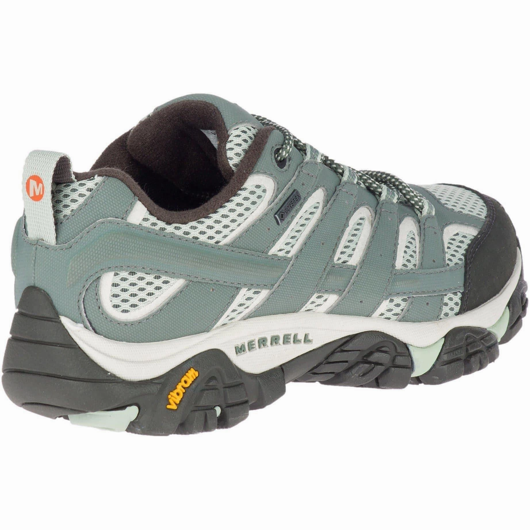 Merrell Moab 2 GORE-TEX Womens Walking Shoes - Green Hiking Footwear