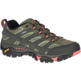 Merrell Moab 2 GORE-TEX Womens Walking Shoes - Green Merrell shoe options