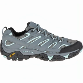 Merrell Moab 2 GORE-TEX Womens Walking Shoes - Grey Merrell hiking shoes with durable soles
