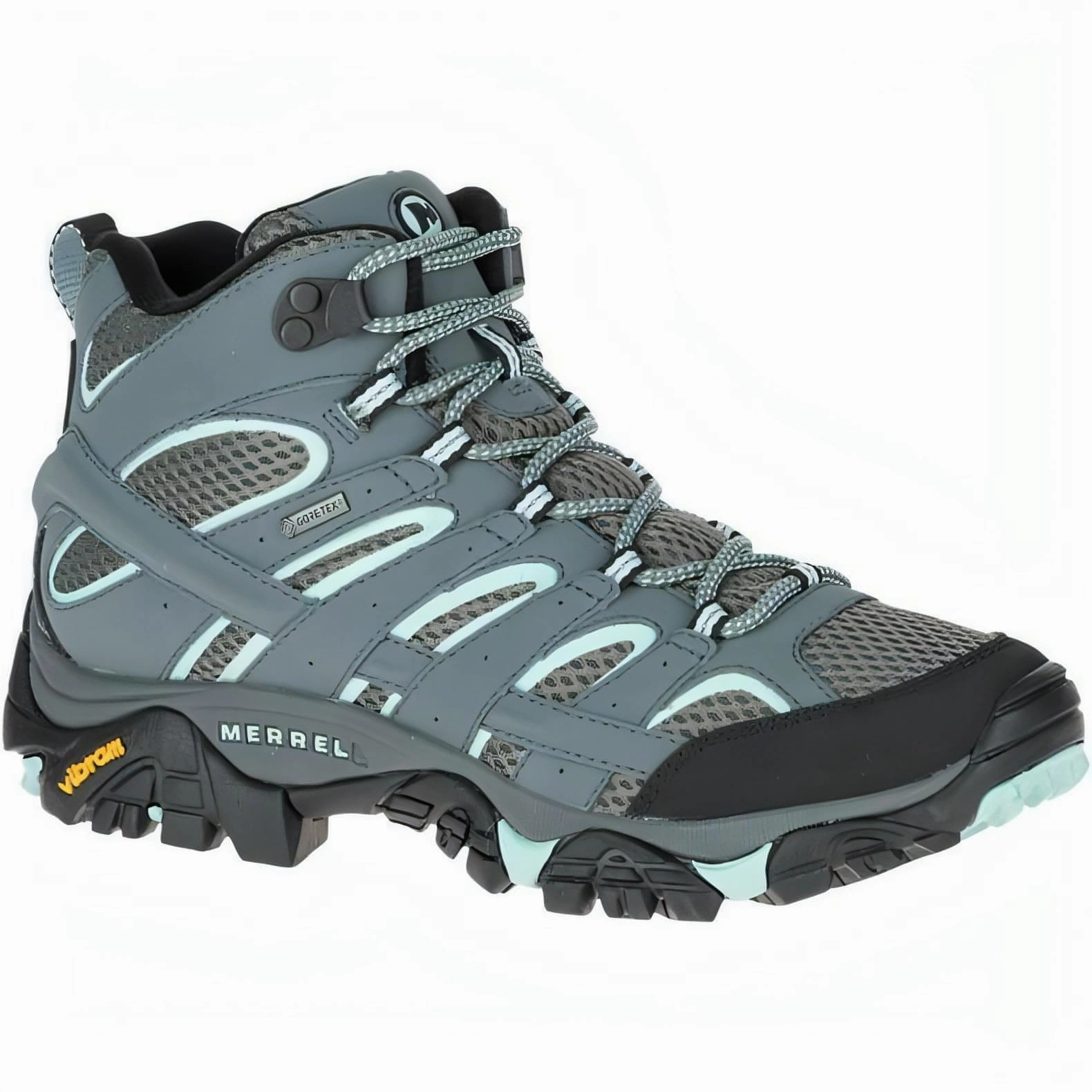 Merrell Moab 2 Mid GORE-TEX Womens Walking Boots - Blue Hiking Footwear