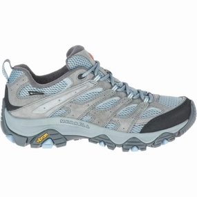 Merrell Moab 3 GORE-TEX Womens Walking Shoes - Blue Merrell hiking shoes with durable soles