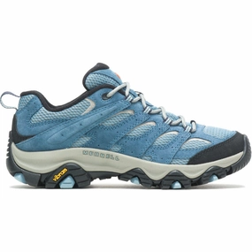 Merrell Moab 3 Vent Womens Walking Shoes - Blue Merrell hiking shoes with durable soles