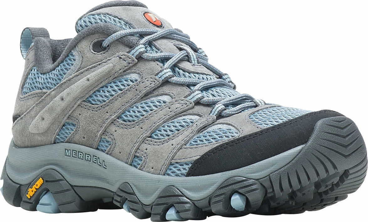 Merrell Moab 3 Womens Walking Shoes - Grey Outdoor Trek Shoes