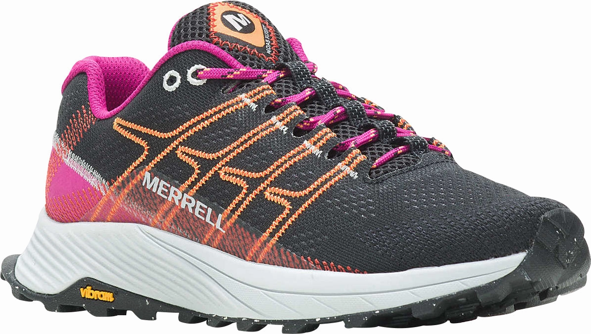 Merrell Moab Flight Womens Trail Running Shoes - Black Hiking Footwear