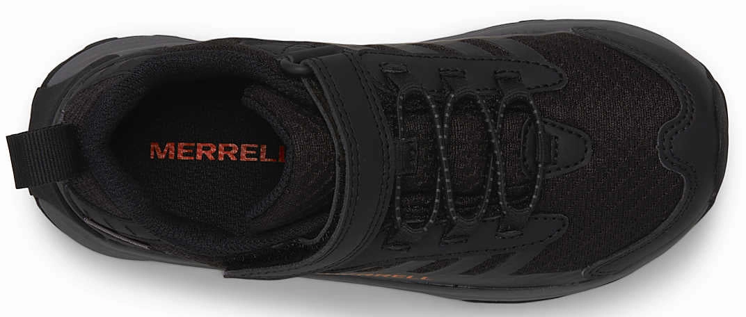 Merrell Moab Speed 2 A/C Waterproof Junior Walking Shoes - Black Performance Hiking Shoes