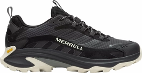 Merrell Moab Speed 2 GORE-TEX Mens Walking Shoes - Black Merrell hiking shoes with durable soles