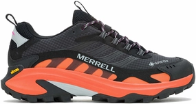 Merrell Moab Speed 2 GORE-TEX Mens Walking Shoes - Black Merrell hiking shoes with durable soles