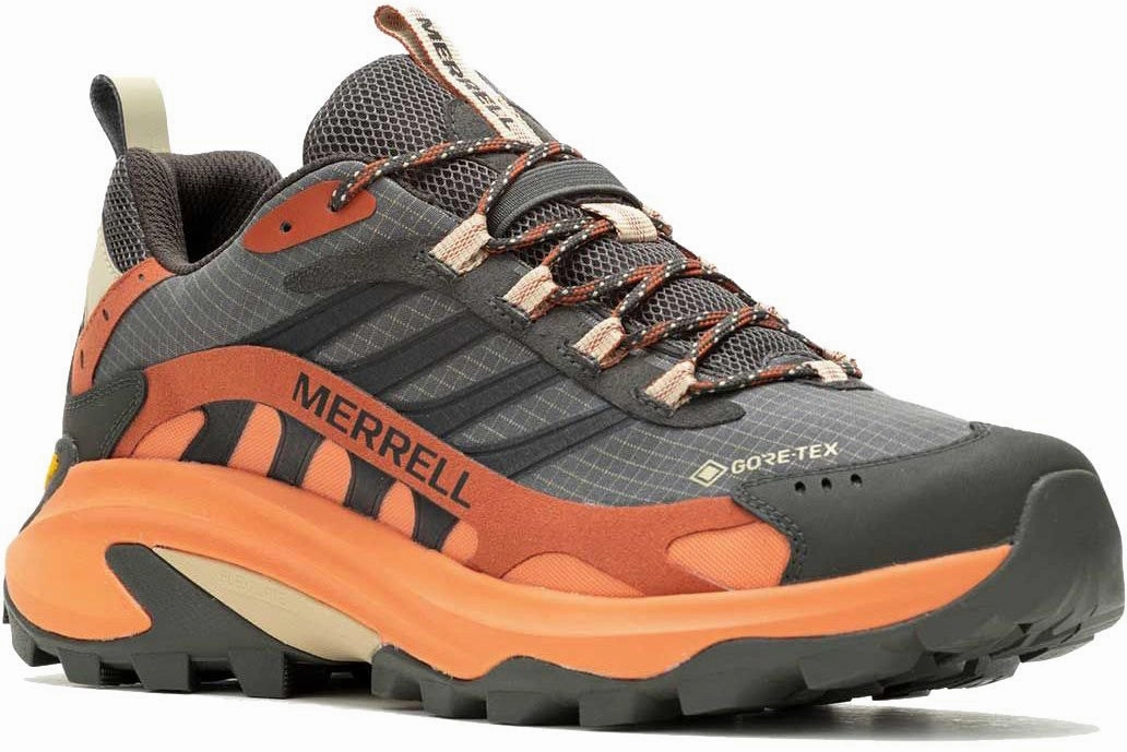 Merrell Moab Speed 2 GORE-TEX Mens Walking Shoes - Grey Hiking Footwear