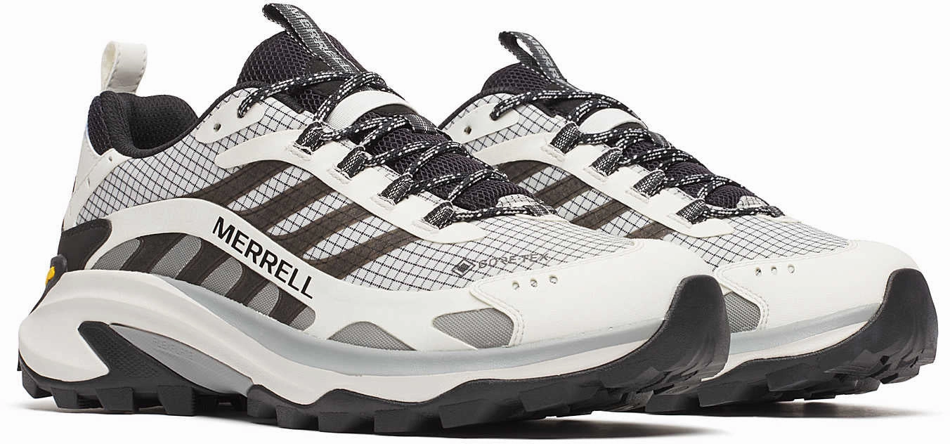 Merrell Moab Speed 2 GORE-TEX Mens Walking Shoes - White Hiking Footwear