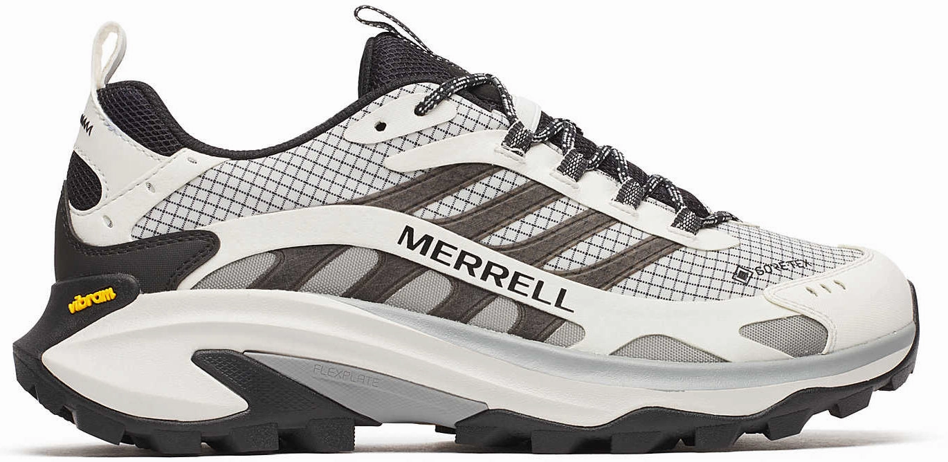 Merrell Moab Speed 2 GORE-TEX Mens Walking Shoes - White Merrell hiking shoes with durable soles