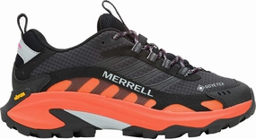 Merrell Moab Speed 2 GORE-TEX Womens Walking Shoes - Black Merrell hiking shoes with durable soles