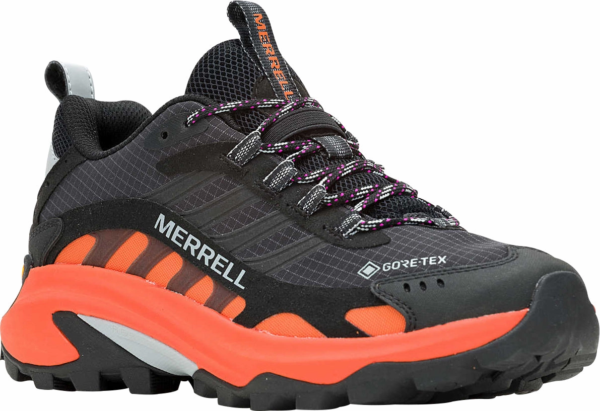 Merrell Moab Speed 2 GORE-TEX Womens Walking Shoes - Black Hiking Footwear