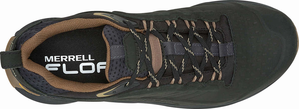 Merrell Moab Speed 2 Leather Waterproof Mens Walking Shoes - Black Outdoor Trek Shoes