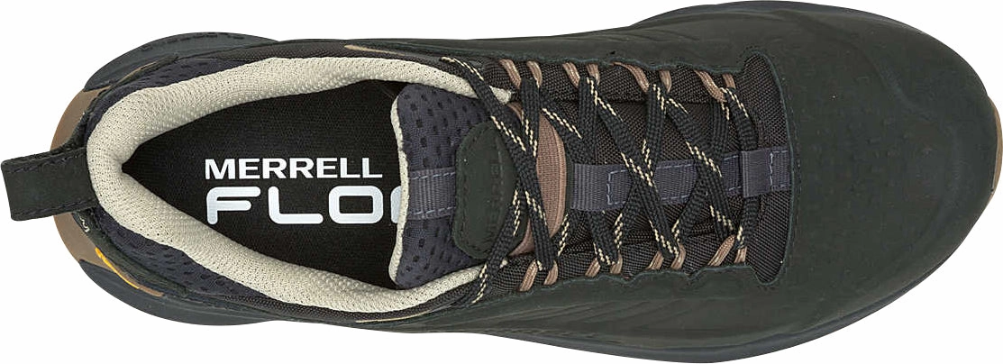 Merrell Moab Speed 2 Leather Waterproof Womens Walking Shoes - Black Outdoor Trek Shoes