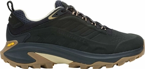 Merrell Moab Speed 2 Leather Waterproof Womens Walking Shoes - Black Merrell footwear variations