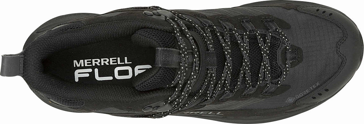 Merrell Moab Speed 2 Mid GORE-TEX Mens Walking Boots - Black Outdoor Trek Shoes